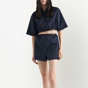 Prada Women's Blue Re-Nylon Shorts